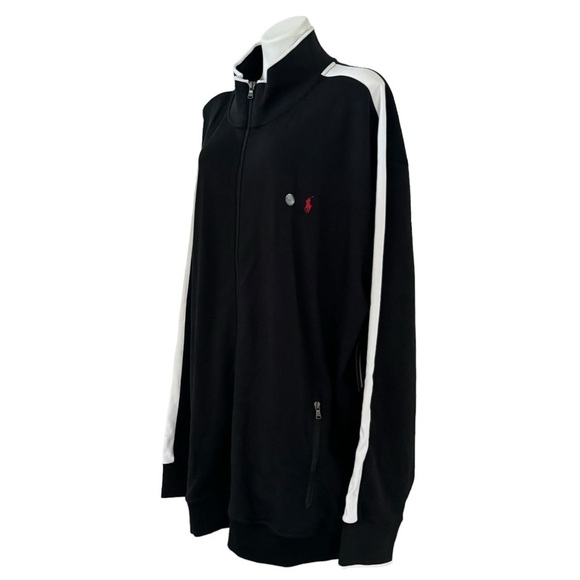 POLO RALPH LAUREN Interlock Track Jacket Black Size 4XLT NEW - Picture 4 of 12